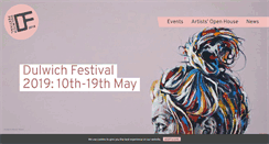Desktop Screenshot of dulwichfestival.co.uk